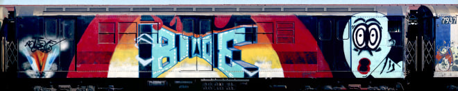 Henry Chalfant, Blade Explosion, 1980, Kodak Professional Endura Metallic Paper, 11.94h x 60w in