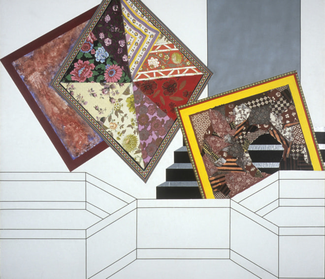 Miriam Schapiro, Lady Gengi&#039;s Maze, 1972
