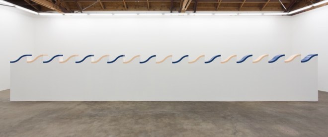 Elad Lassry Untitled (Wall, Los Angeles Blue and Nude), 2012