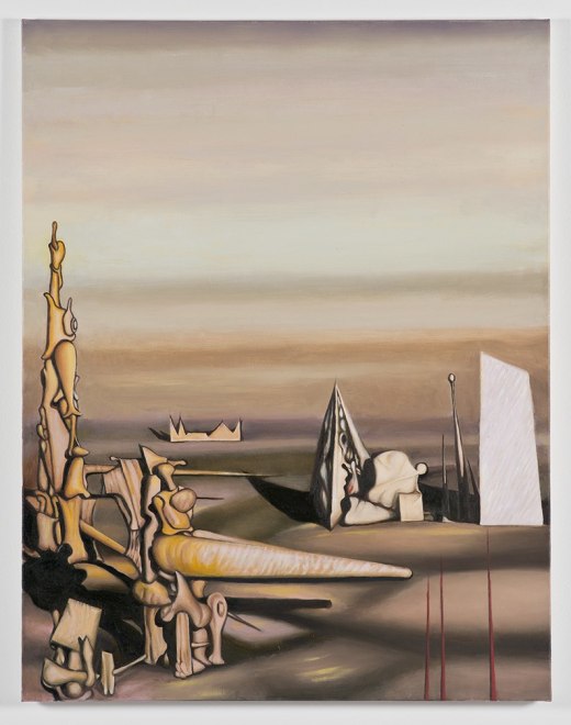 Commissioned painting after Yves Tanguy&#039;s