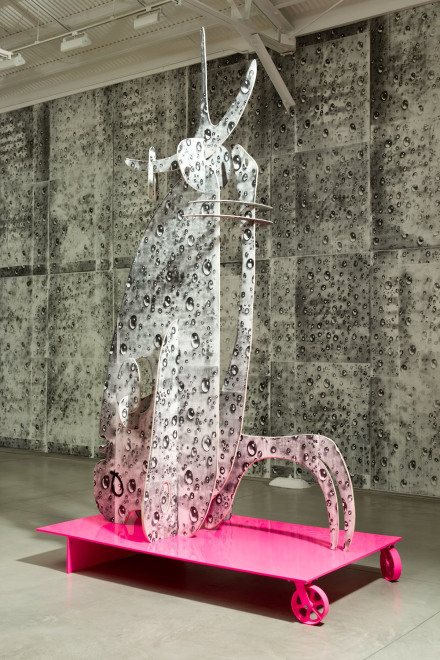 Aaron Curry The Monad Has Wheels (Pink King), 2010