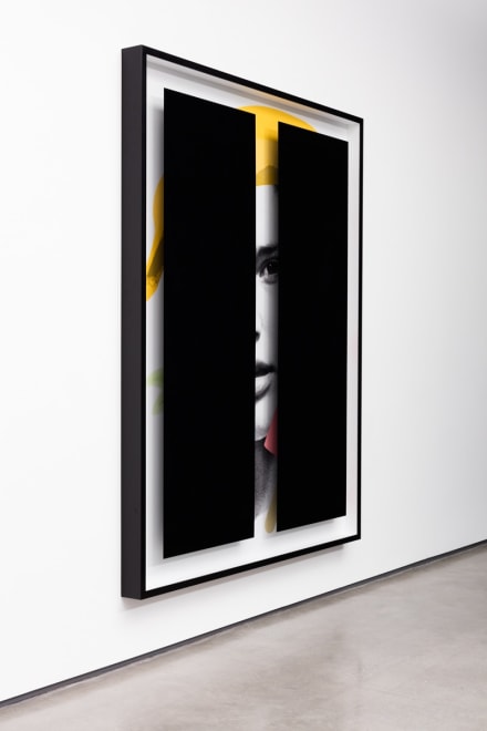 Kathryn Andrews Black Bars: D&eacute;jeuner No. 3 (Girl with Banana, Popsicle, Cherry, Lily, Geranium and Straws),&nbsp;2016