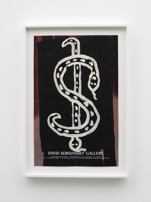 Joel Mesler, Untitled (Money Snake), 2020