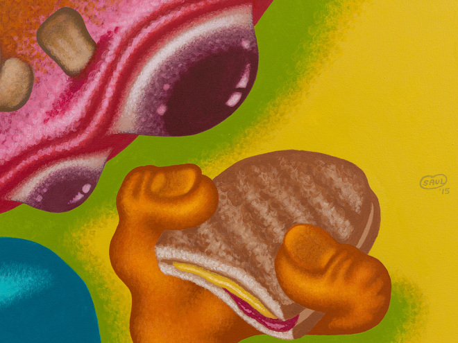 Peter Saul Lunchtime, 2014