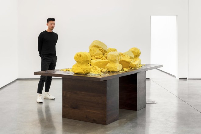 Rashid Johnson Untitled Shea Butter Table, 2018