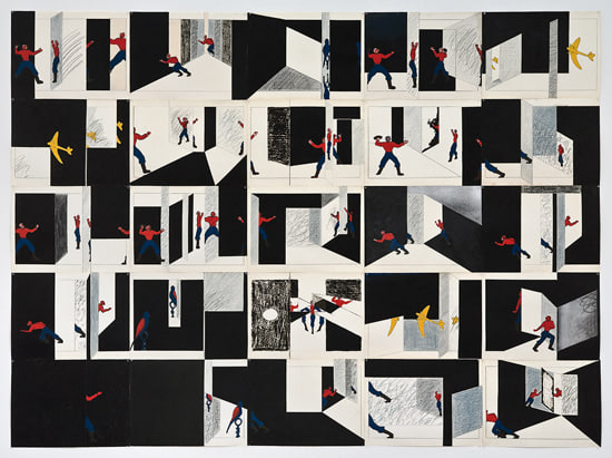 Thomas Lawson Figures (suite of 30 drawings), 1977