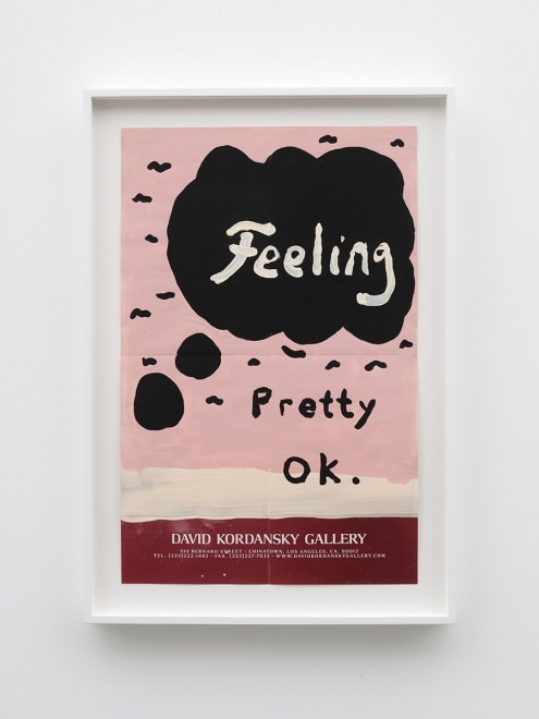Joel Mesler, Untitled (Feeling Pretty OK), 2020