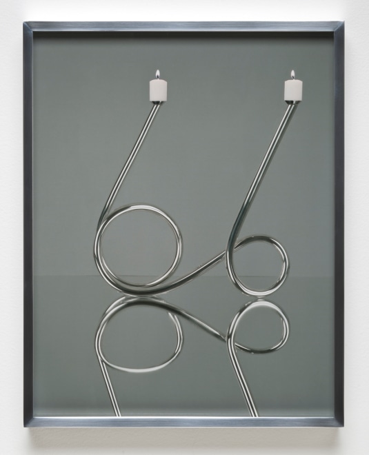 Elad Lassry Sterling Silver Candleholder, 2012