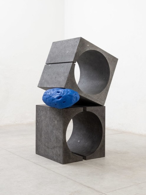 Jose D&aacute;vila Untitled, 2022 the work is accompanied by a signed certificate of authenticity Recinto stone, rock and epoxy paint 63 9/16 x 37 x 43 7/8 inches (161.5 x 94 x 111.5 cm) (JDa-22.123)