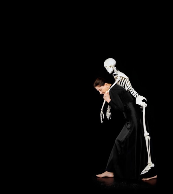 Marina Abramović Carrying the Skeleton