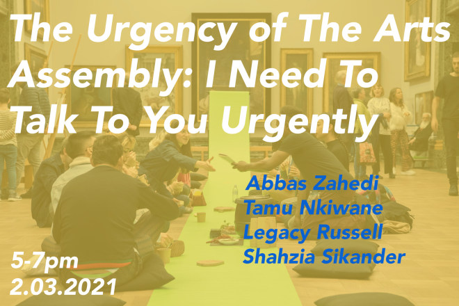Shahzia Sikander in The Urgency of The Arts Assembly: I Need To Talk To You Urgently