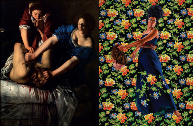 Kehinde Wiley in Portrait of Courage: Gentileschi, Wiley, and the Story of Judith