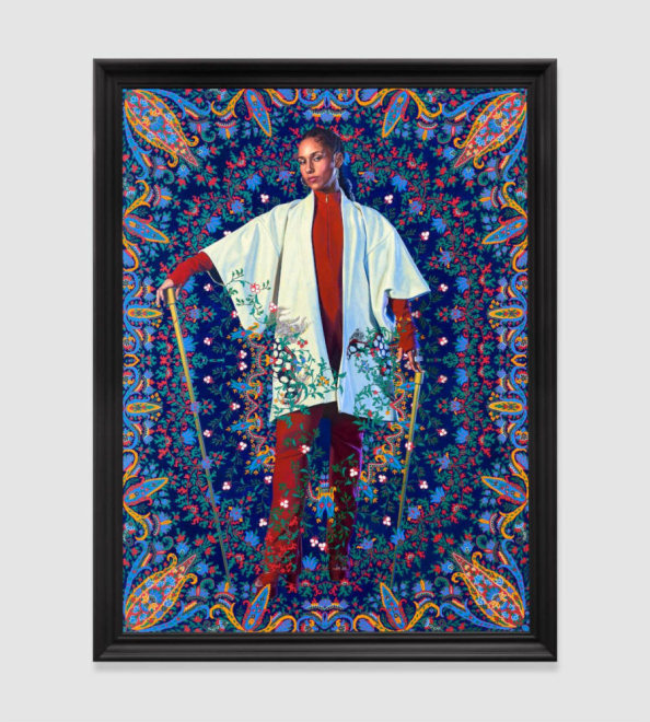 Kehinde Wiley in Giants: Art from the Dean Collection of Swizz Beatz and Alicia Keys