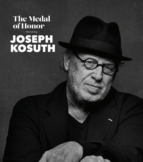 Joseph Kosuth is Awarded the 2022 Medal of Honor for Fine Arts