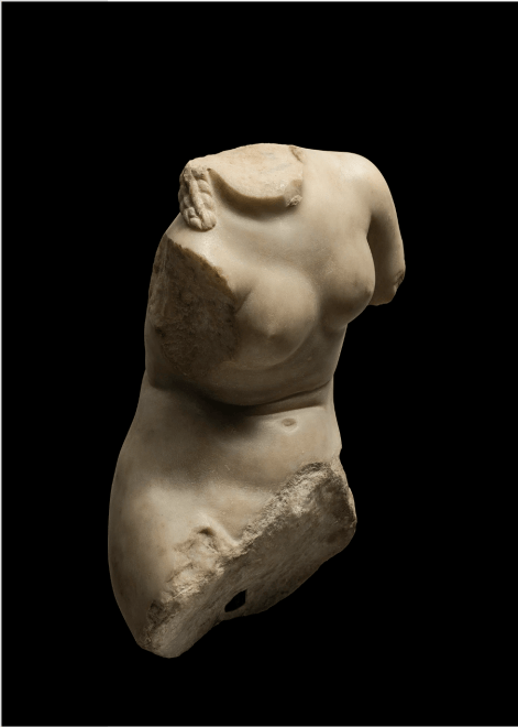 Roman torso of Isis-Aphrodite, Probably Alexandria, c. 1st century BC, marble