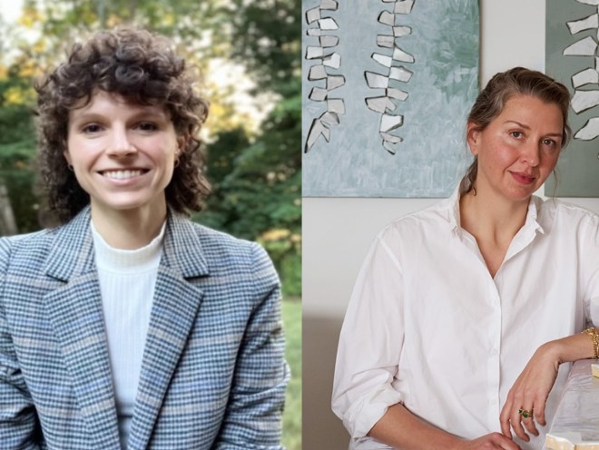 Sam Moyer and Scout Hutchinson in conversation