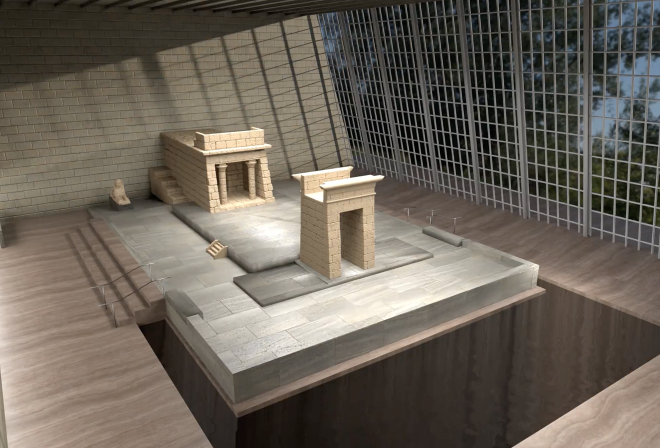 Donna Huanca and the Temple of Dendur