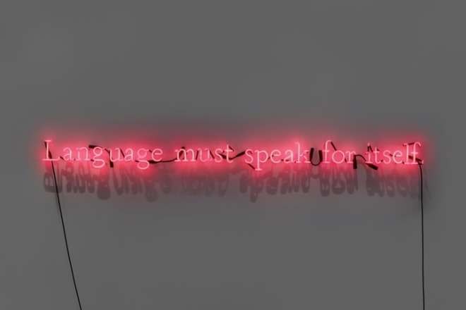 Joseph Kosuth in The Line