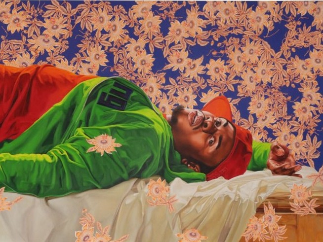 Kehinde Wiley in Giants: Art from the Dean Collection of Swizz Beatz and Alicia Keys