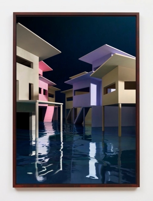 James Casebere, Flooded Street, 2019