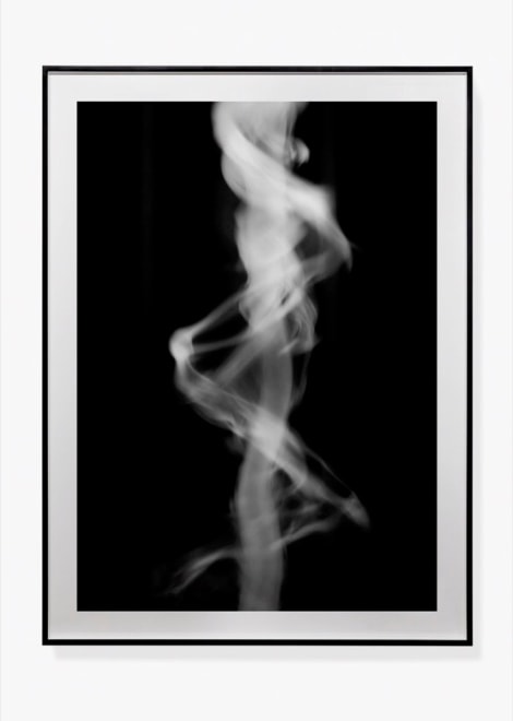 Spinning Column 3, 2018, gelatin silver print mounted on museum board and aluminum