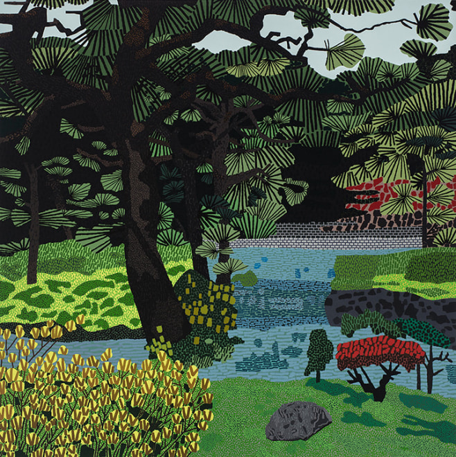 Jonas Wood Japanese Garden, 2017