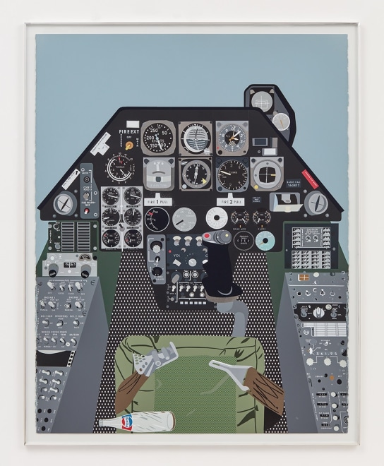 Matthew Brannon Concerning Vietnam: Bell AH-1S Cobra, Pilot&rsquo;s Seat, 2016-2017