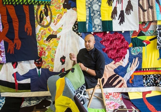 Textile Artist Christopher Myers Debuts New Set of Figurative Quilts at Fort Gansevoort