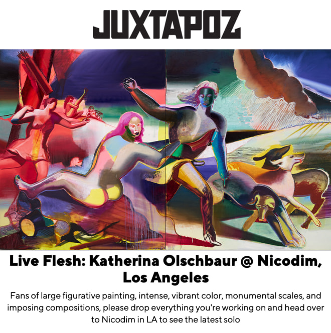 Live Flesh: Katherina Olschbaur at Nicodim