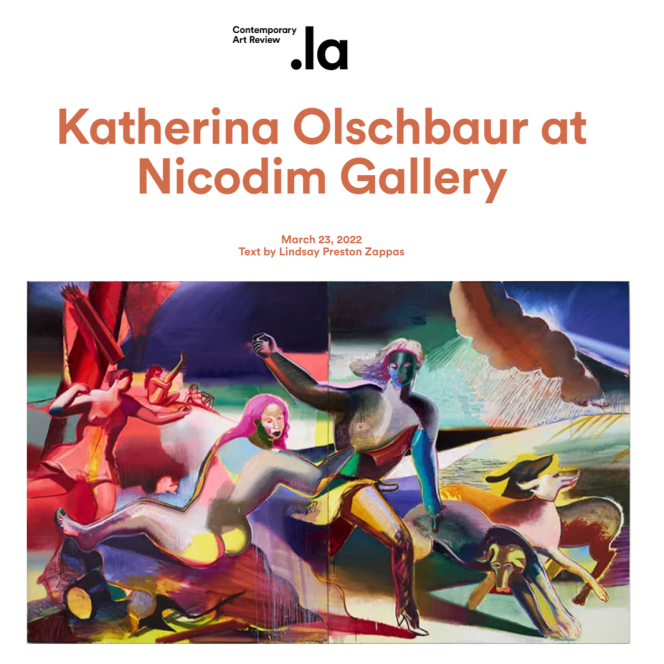 'Katherina Olschbaur at Nicodim Gallery'