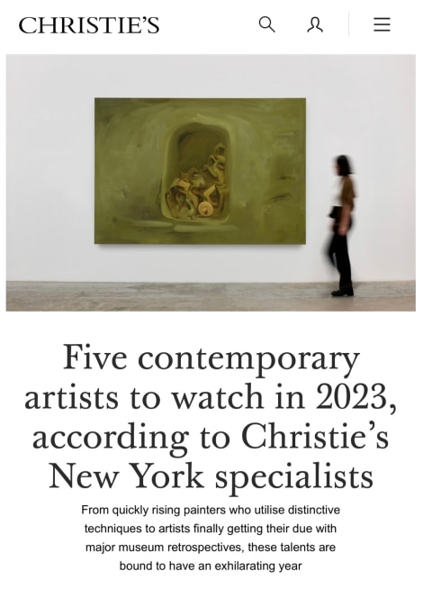 Dominique Fung in 'Five contemporary artists to watch in 2023'