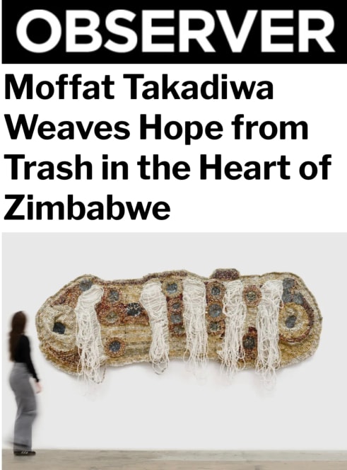 Moffat Takadiwa Weaves Hope from Trash in the Heart of Zimbabwe