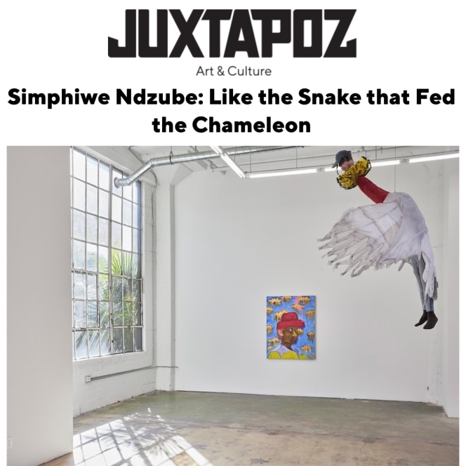 Simphiwe Ndzube: Like the Snake that Fed the Chameleon