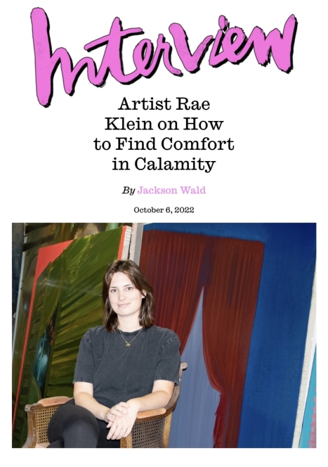 'Artist Rae Klein on How to Find Comfort in Calamity'
