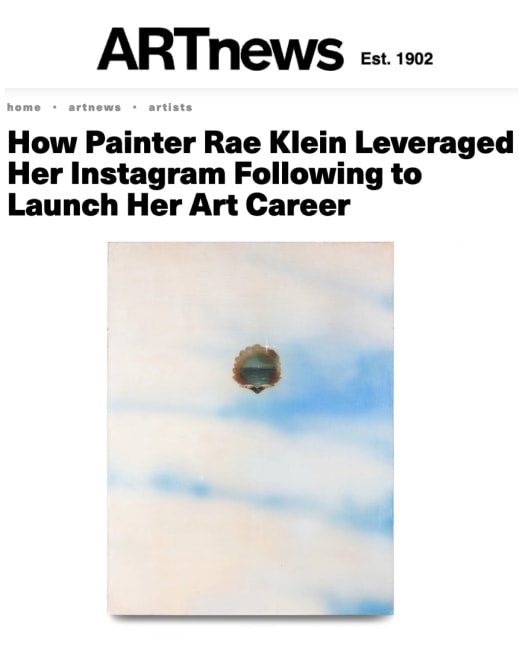 Rae Klein in 'How Painter Rae Klein Leveraged Her Instagram Following to Launch Her Art Career'