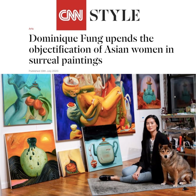 Dominique Fung Upends the Objectification of Asian Women in Surreal Paintings