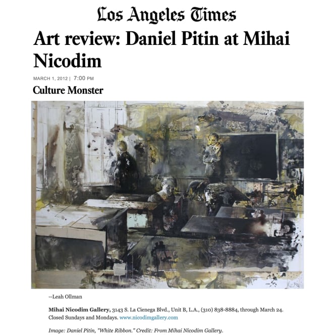 Review: Daniel Pitin at Nicodim