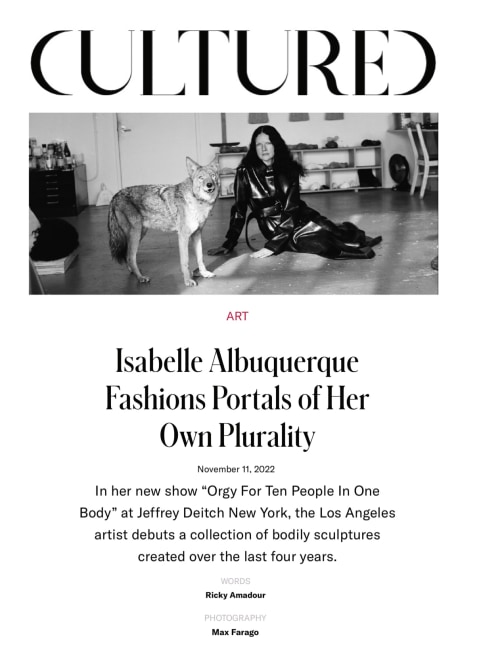 'Isabelle Albuquerque Fashions Portals of Her Own Plurality'