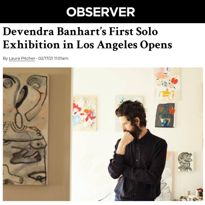 Devendra Banhart’s First Solo Exhibition Opens in Los Angeles