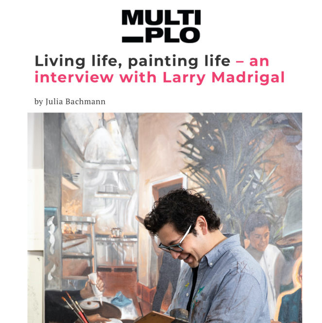 Living life, painting life – an interview with Larry Madrigal
