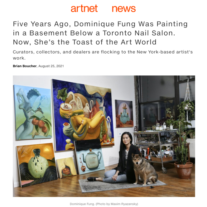 Five Years Ago, Dominique Fung Was Painting in a Basement Below a Toronto Nail Salon. Now, She’s the Toast of the Art World
