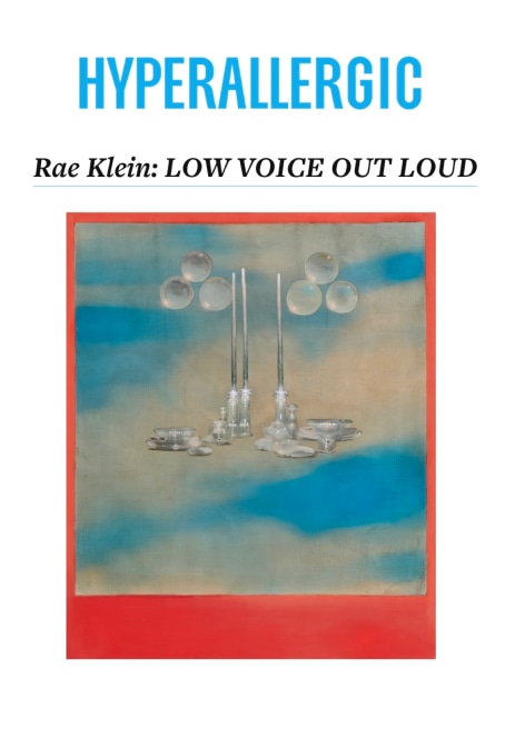 Rae Klein featured in 'Your Concise Los Angeles Art Guide for August 2022'