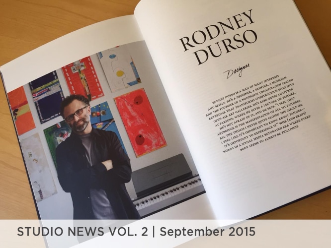 Studio News Vol. 2 September 2015