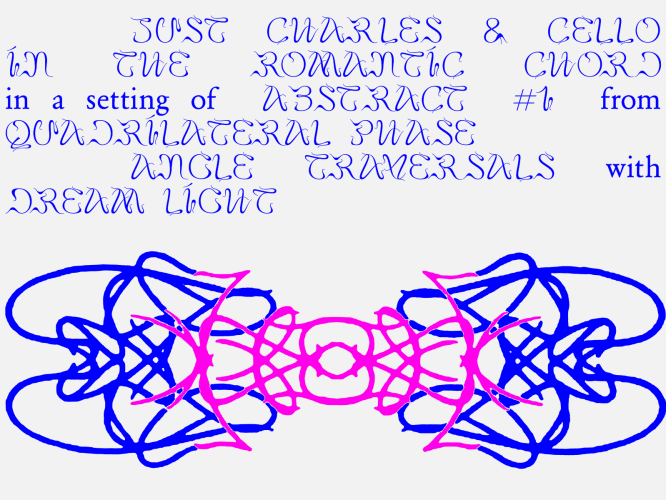La Monte Young and Marian Zazeela Perform Just Charles