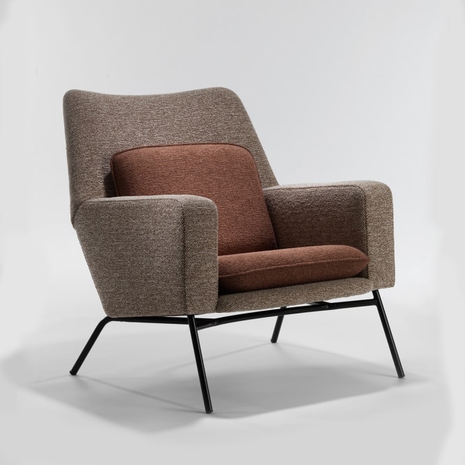 armchair in an empty room