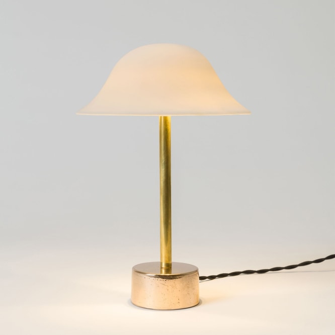 minimal lamp in an empty room