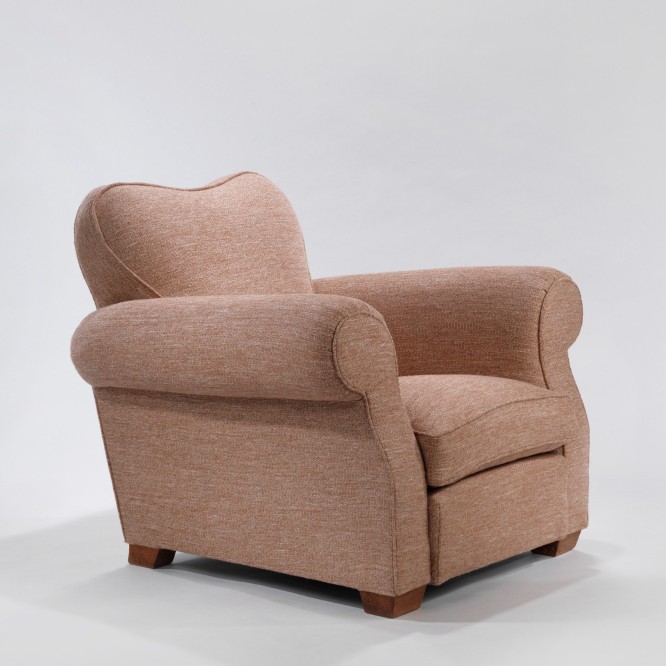 Upholstered armchair by Maxime Old