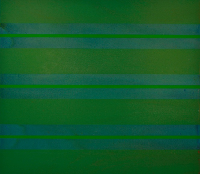 GREEN, 2009 ​Acrylic on canvas, 45 x 45"