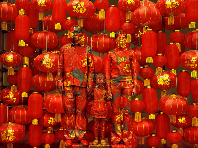 Liu Bolin: &quot;East Wing Biennial: INTERACT,&quot; The Courtauld Institute of Art, Somerset House, London, England (group exhibition)