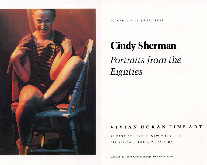Cindy Sherman: Portraits from the Eighties